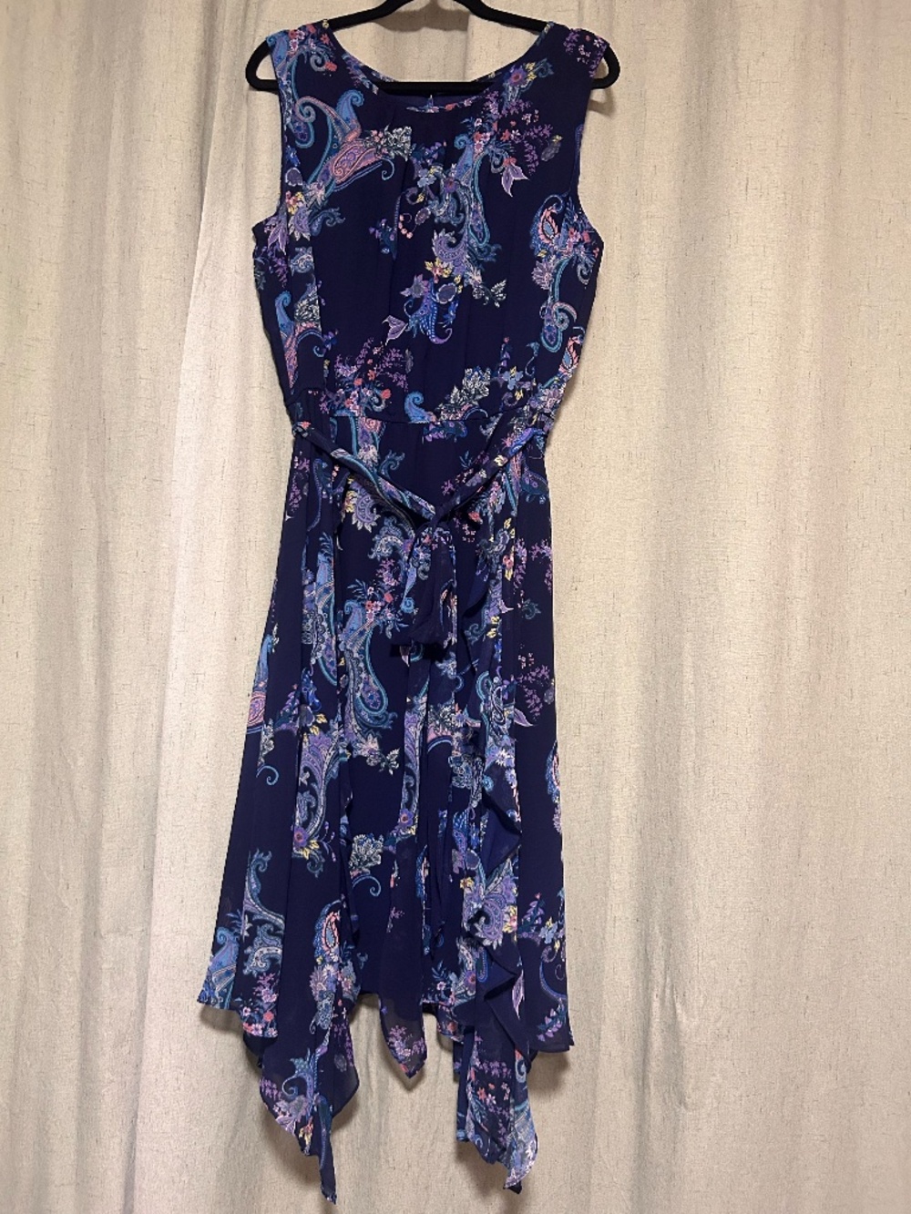 Women's sz16, Roz & Ali, Blue and Purple Dress
